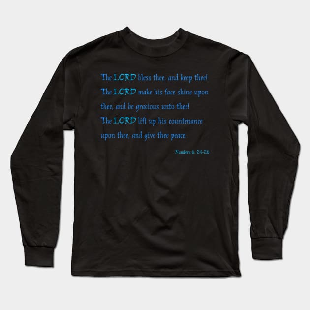 Numbers 6: 24-26 Long Sleeve T-Shirt by Voishalk